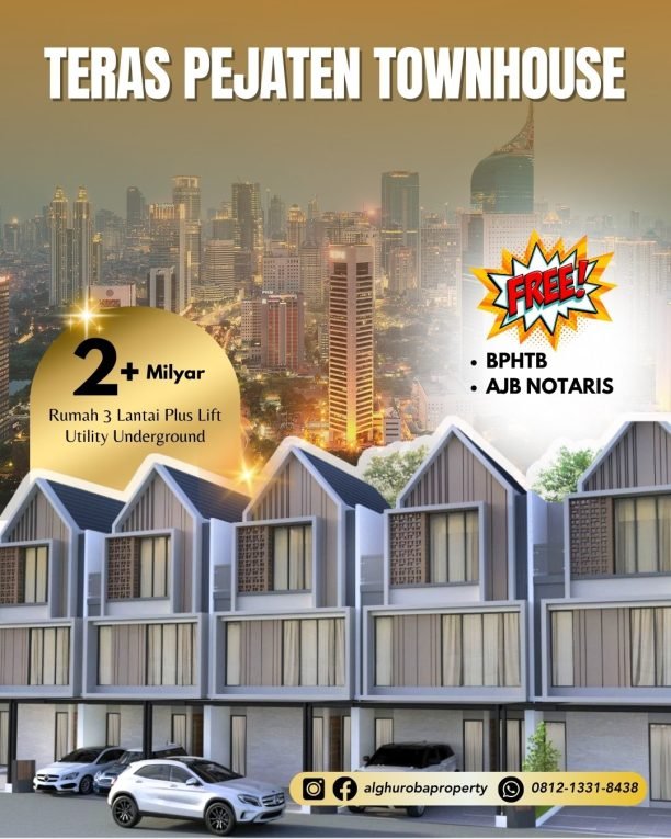 Al Ghuroba Property - Teras Pejaten Townhouse - Cluster Muslim Jakarta Selatan